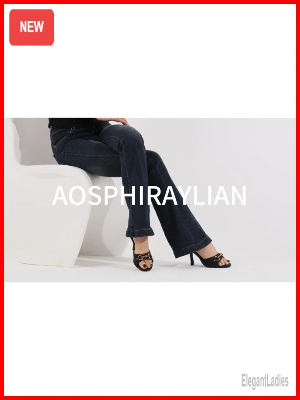 Women Open Toe Stiletto Mules Slip On Heeled Sandals Non-Slip Sole
